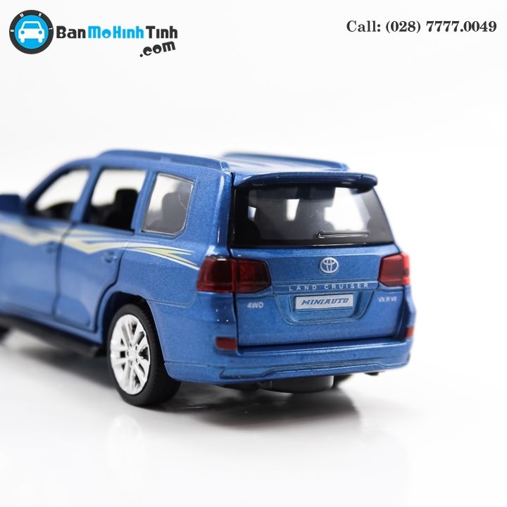 MÔ HÌNH TOYOTA LAND CRUISER 2019-V8 BLUE 1:32 MINIAUTO