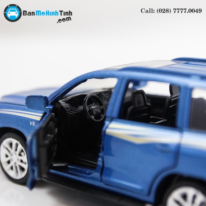 MÔ HÌNH TOYOTA LAND CRUISER 2019-V8 BLUE 1:32 MINIAUTO