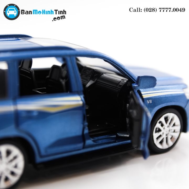 MÔ HÌNH TOYOTA LAND CRUISER 2019-V8 BLUE 1:32 MINIAUTO