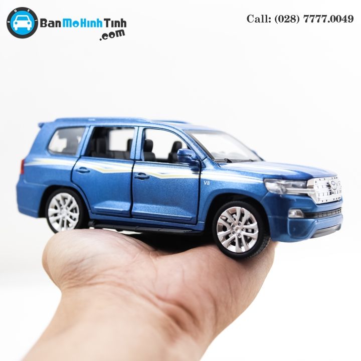 MÔ HÌNH TOYOTA LAND CRUISER 2019-V8 BLUE 1:32 MINIAUTO