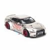 Mô hình xe thể thao Nissan GT-R R35 2009 Liberty Walk LB Works 1:64 MiniGT Satin Silver giá rẻ (1)