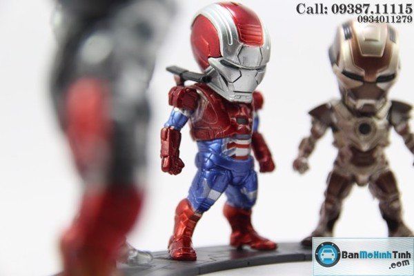 Mô hình nhân vật Iron Patriot Aim Ver Iron Man Set 2