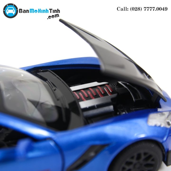 MÔ HÌNH CHELVOLET CORVETTE ZR1 BLUE 1:32 TYMODELS