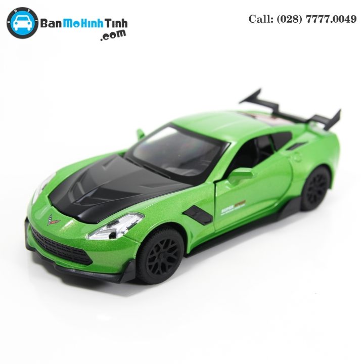 MÔ HÌNH CHELVOLET CORVETTE ZR1 GREEN 1:32 TYMODELS