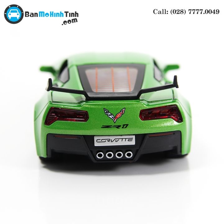 MÔ HÌNH CHELVOLET CORVETTE ZR1 GREEN 1:32 TYMODELS
