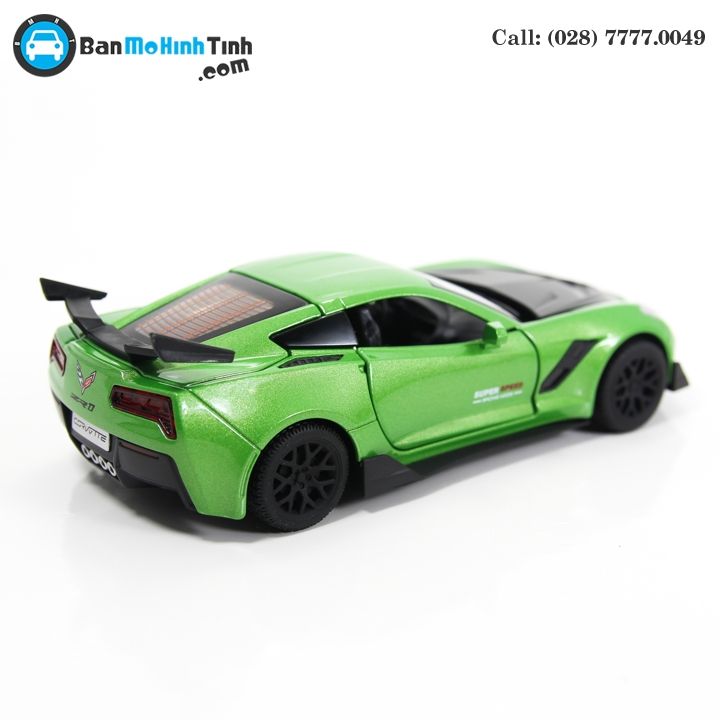 MÔ HÌNH CHELVOLET CORVETTE ZR1 GREEN 1:32 TYMODELS