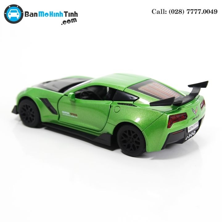 MÔ HÌNH CHELVOLET CORVETTE ZR1 GREEN 1:32 TYMODELS