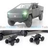 Mô hình xe Tesla Cyber Truck with motorbike 1:24 XHD