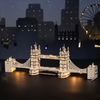 Mô Hình Gỗ Lắp Ráp 3D London Tower Bridge (Cầu Tháp Luân Đôn) (Wood Color) - Robotime TG412 - WP227