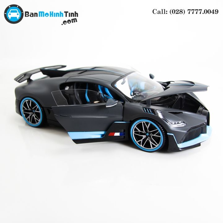 MÔ HÌNH BUGATTI DIVO DARK GRAY 1:18 BBURAGO- MH18-11045
