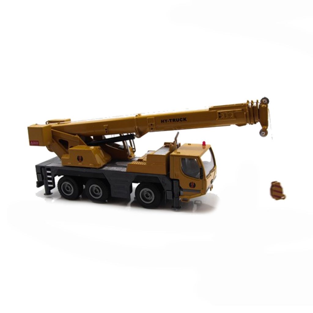 Mô hình xe Cẩu 6 bánh vàng 1:50 - H1Toys
