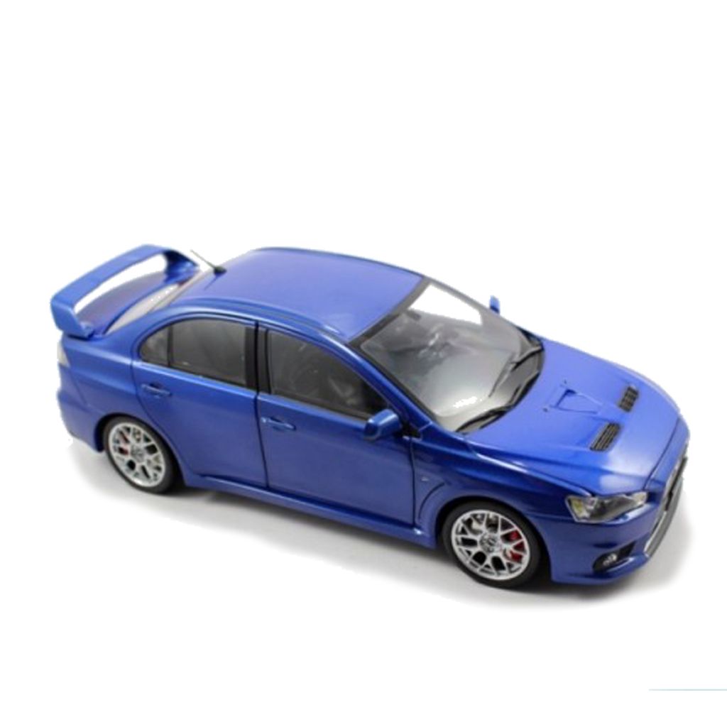 Mô hình xe Mitsubishi Evo Blue 1:18 Paudi