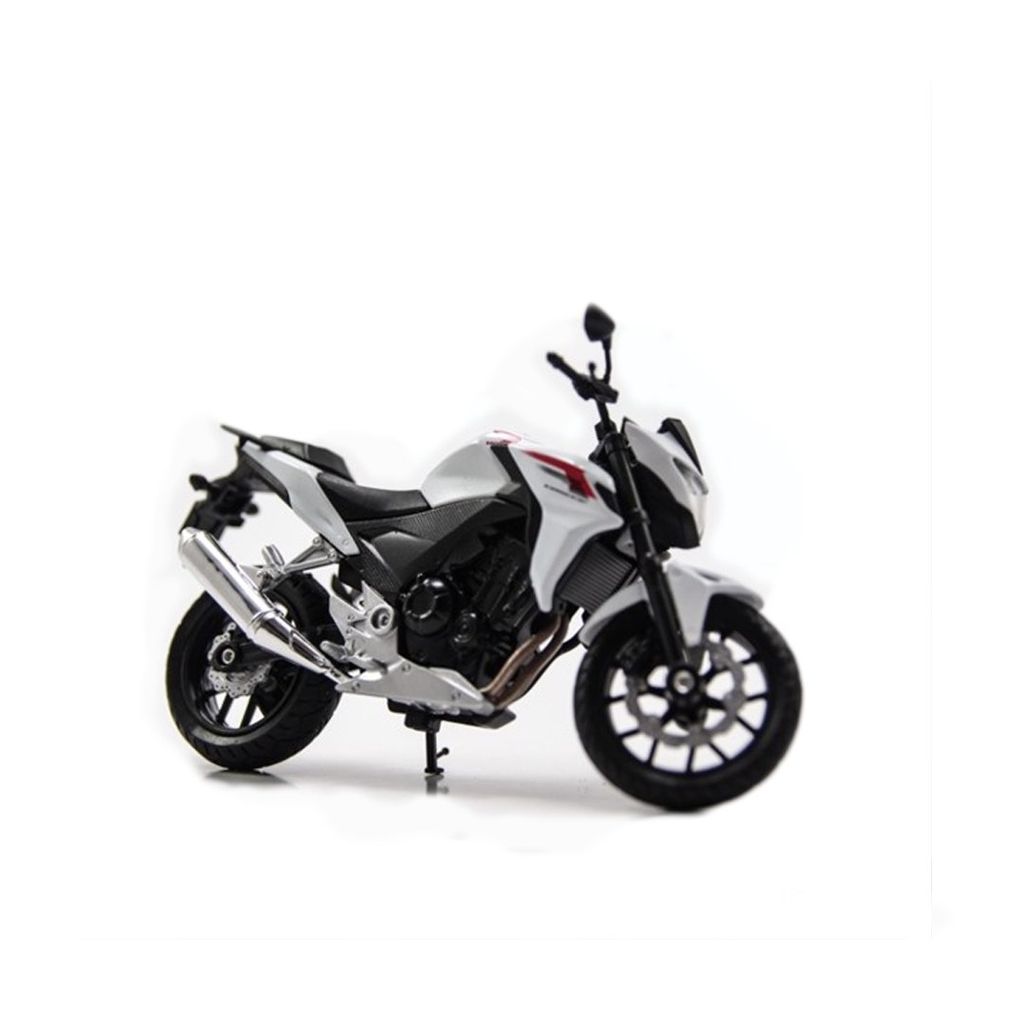  Mô hình xe mô tô 2014 Honda CB500F White 1:18 Welly-12838 