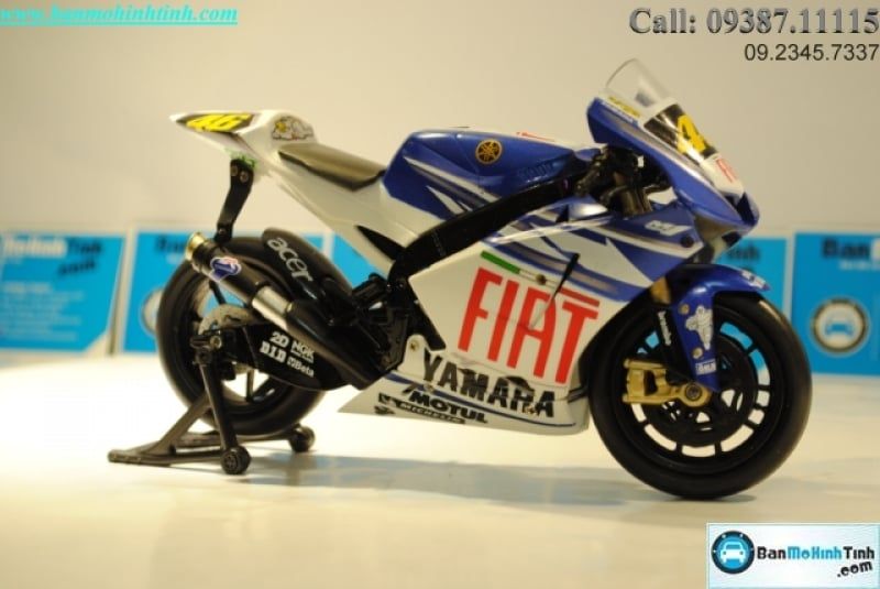 MÔ HÌNH YAMAHA YZR-M1 NO 46 VALENTINO ROSSI 2008 1:12 NEWRAY