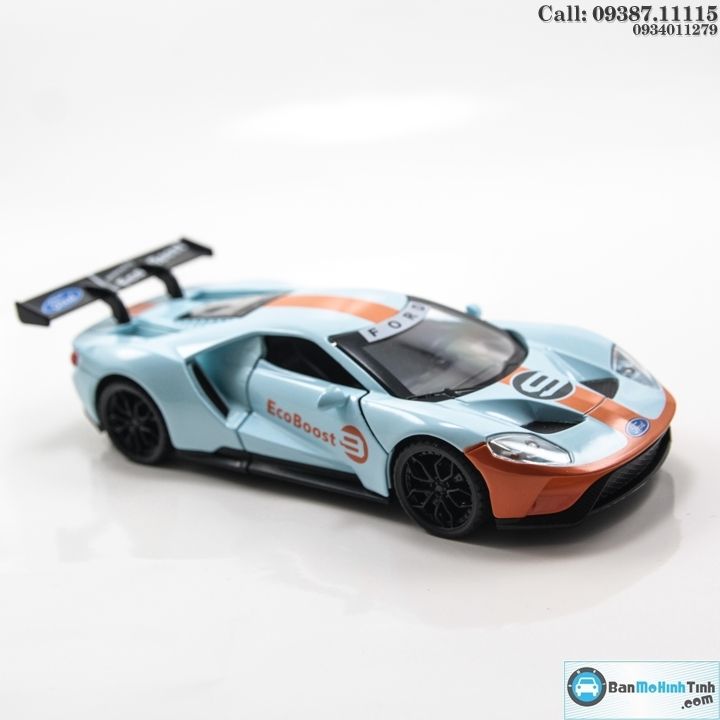 MÔ HÌNH FORD GT 2017 ECOBOOST MINT BLUE 1:32- NEWAO