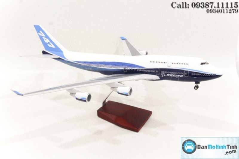 MÔ HÌNH MÁY BAY B747 ORIGINAL V&G 139 47CM 1:130 (47CM - CÓ ĐÈN LED)