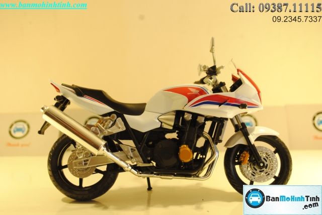  Mô hình xe mô tô  Honda CB1300 SB White 1:12 Joycity 