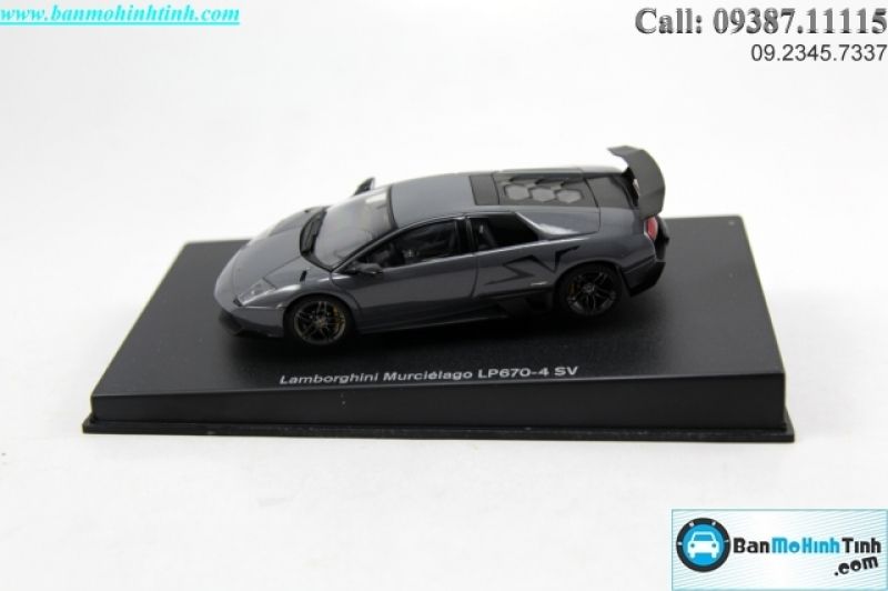 MÔ HÌNH LAMBORGHINI MURCIELAGO LP670-4 SV BLACK 1:43 AUTOART