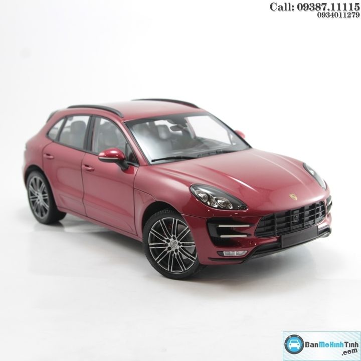 MÔ HÌNH PORSCHE MACAN TURBO 2013 RED 1:18 MINICHAMPS