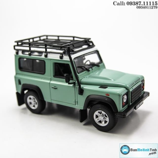 MÔ HÌNH LAND ROVER DEFENDER OFFROAD EDITTION LIGHTGREEN 1:24 WELLY