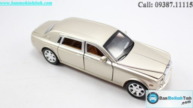  Mô hình xe ô tô Rolls Royce Phantom Gold 1:24 XLG 