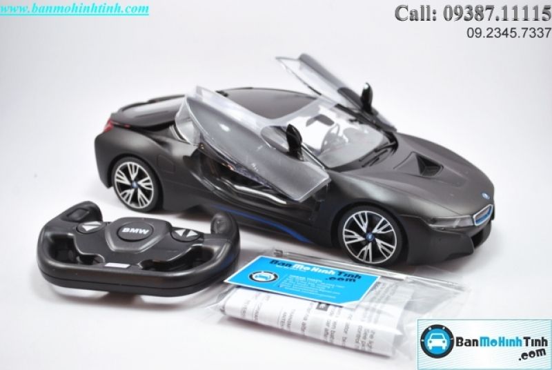 BMW I8 Black (Cửa Tự Động) 1:14 Rastar