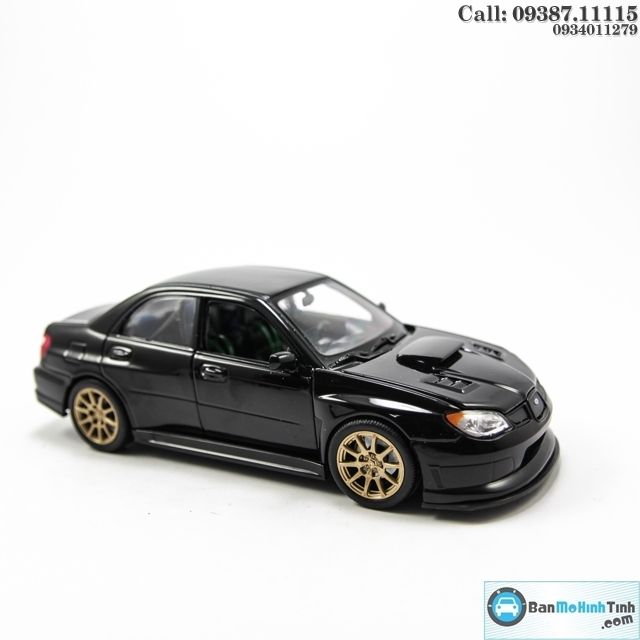 MÔ HÌNH SUBARU IMPREZA WRX STI BLACK 1:24 WELLY