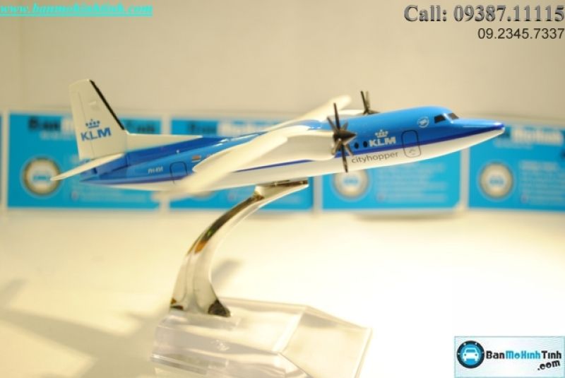 Mô Hình máy bay FK50 KLM Everfly