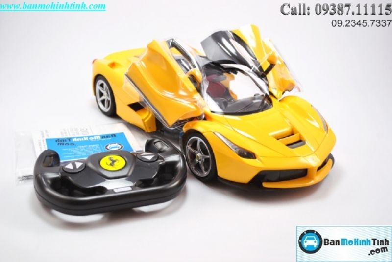  Xe điều khiển Ferrari Laferrari Yellow 1:14 Rastar 