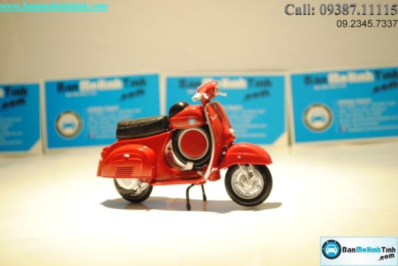 MÔ HÌNH XE VESPA SUPER SPRINT 1965 RED 1:18 MAISTO