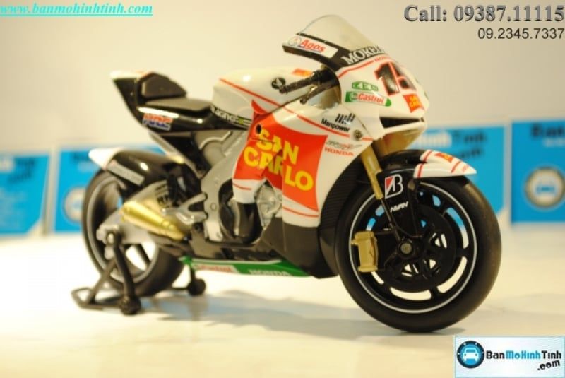 MÔ HÌNH HONDA RC212V NO15 ALEX DE ANGELIS 2008 1:12 NEWRAY