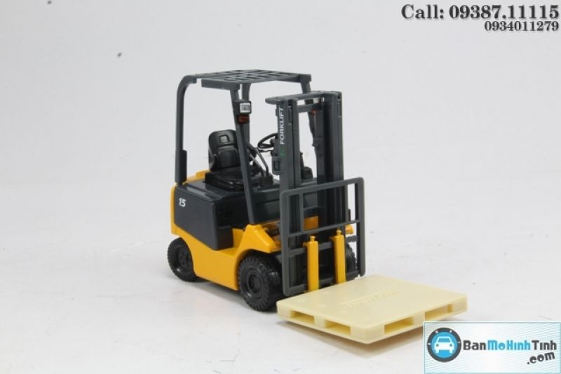 MÔ HÌNH XE NÂNG PALLET EC FORKLIFT 1:24 DEALER
