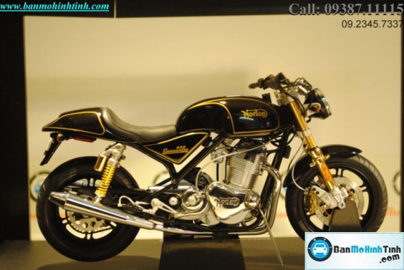 MÔ HÌNH NORTON COMANDO 952 BLACK 1:12 AUTOART