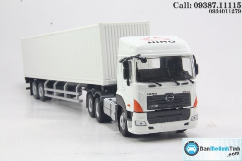 MÔ HÌNH HINO 700 - CONTAINER 1:50 DEALER