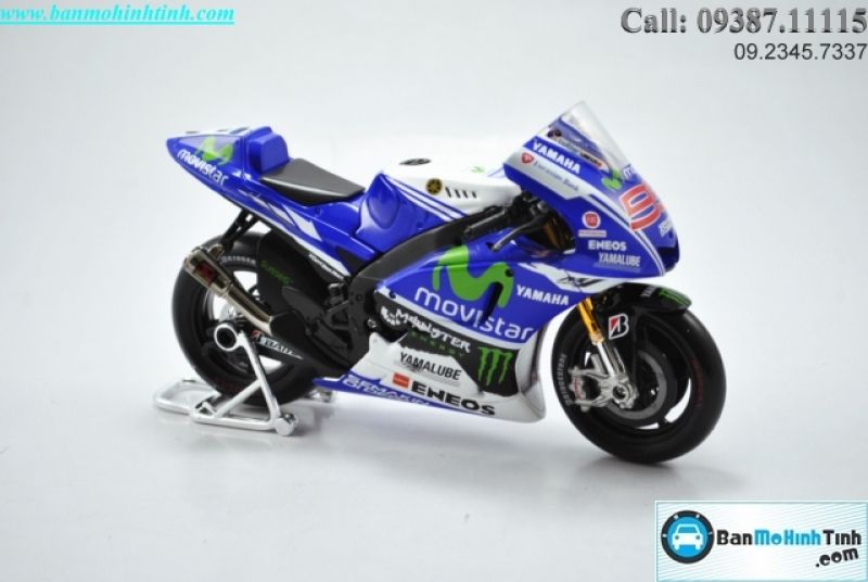  Mô hình mô tô Yamaha Moto GP 2014 No.99 1:10 Maisto 