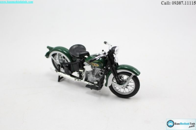 Mô hình xe mô tô Harley - Davidson EL Knucklehead 1936 1:18 Maisto