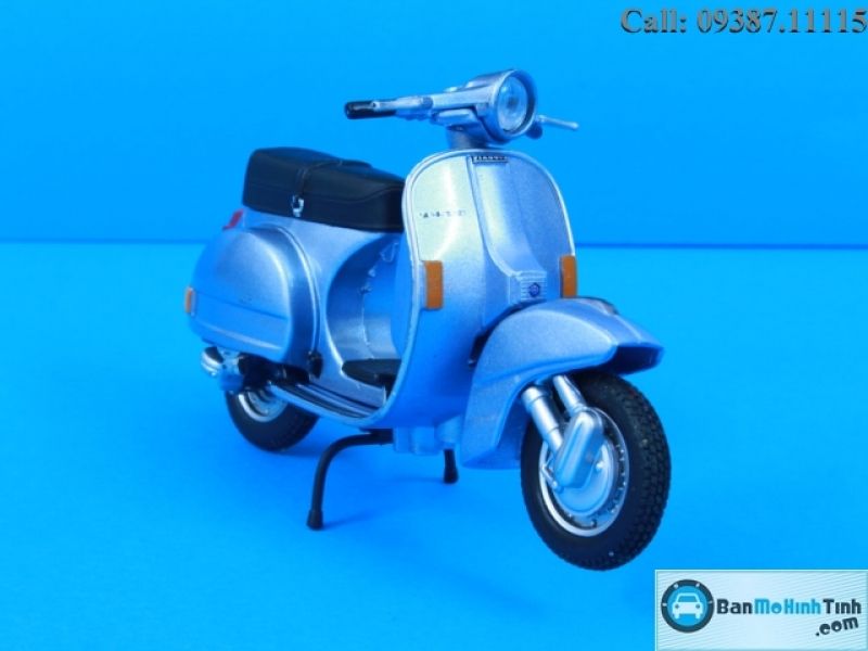 MÔ HÌNH XE VESPA P150X 1978 BLUE 1:18 MAISTO