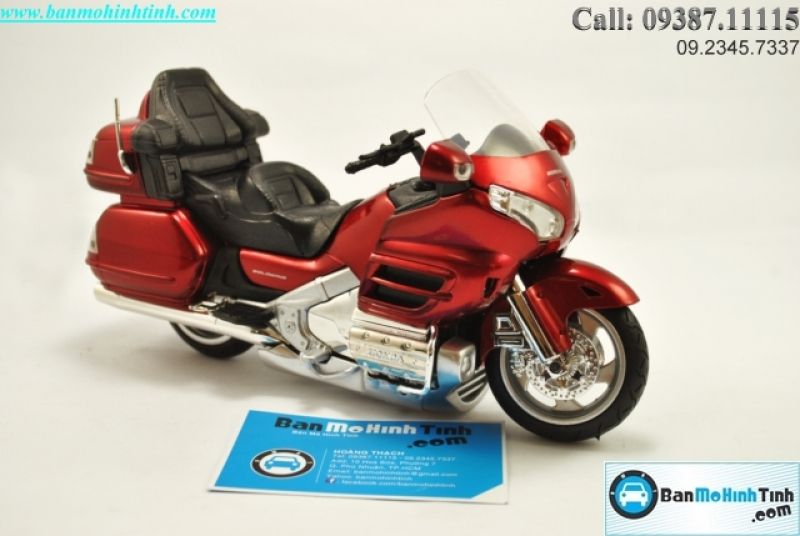 MÔ HÌNH HONDA GOLD WING RED 1:12 NEWRAY