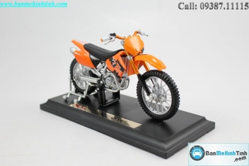  Mô hình xe mô tô  KTM 525SX Orange 1:18 Maisto 