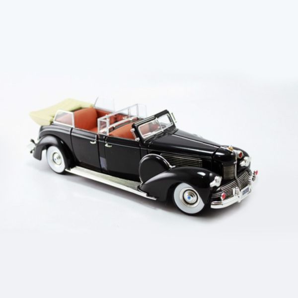 Mô hình xe 1939 Lincoln Sunshine Special Black 1:24 Yat Ming- 24088