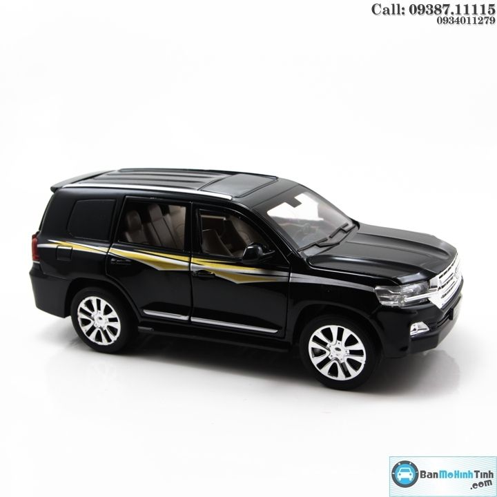 MÔ HÌNH TOYOTA LAND CRUISER 2019 BLACK 1:24 XLG