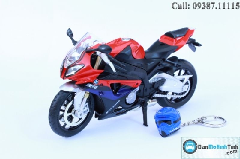 MÔ HÌNH BMW S1000RR RED 1:12 CAIPO