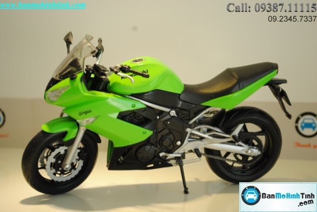  Mô hình xe mô tô  Kawasaki 2009 Ninja 650R 1:10 Welly 