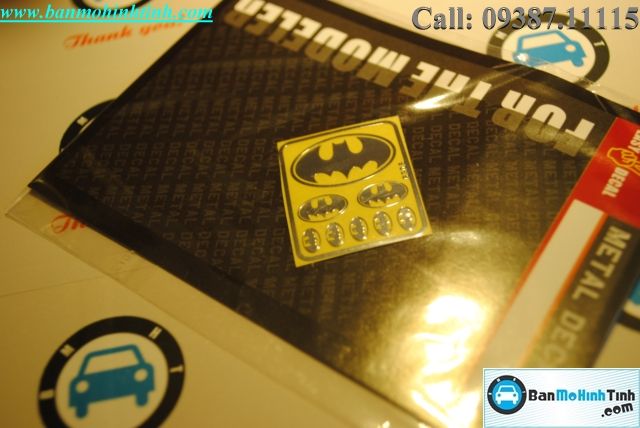 Decal Kim Loại Size S Phần 1