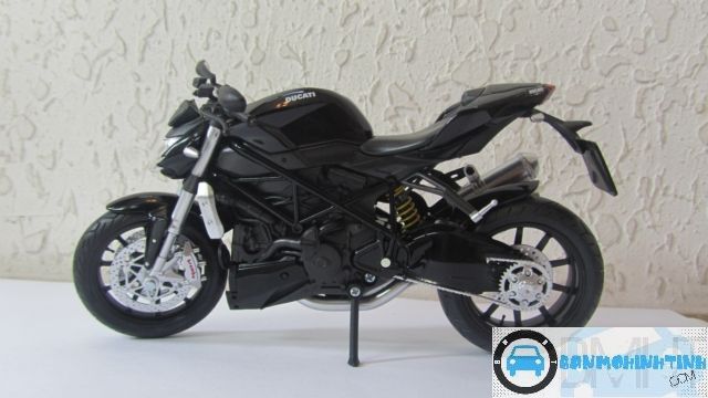  Mô hình xe mô tô  Ducati Street Fighter Black 1:12 - Joycity 