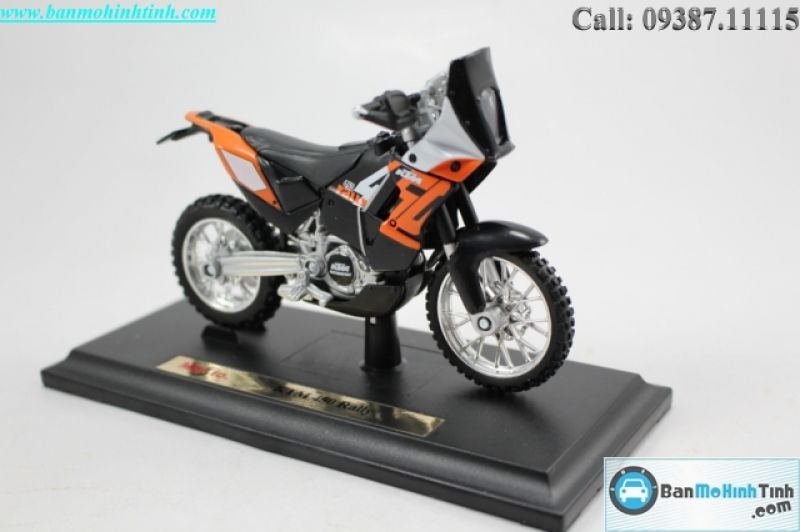 MÔ HÌNH KTM 450 RALLY ORANGE 1:18 MAISTO MH-20-13067