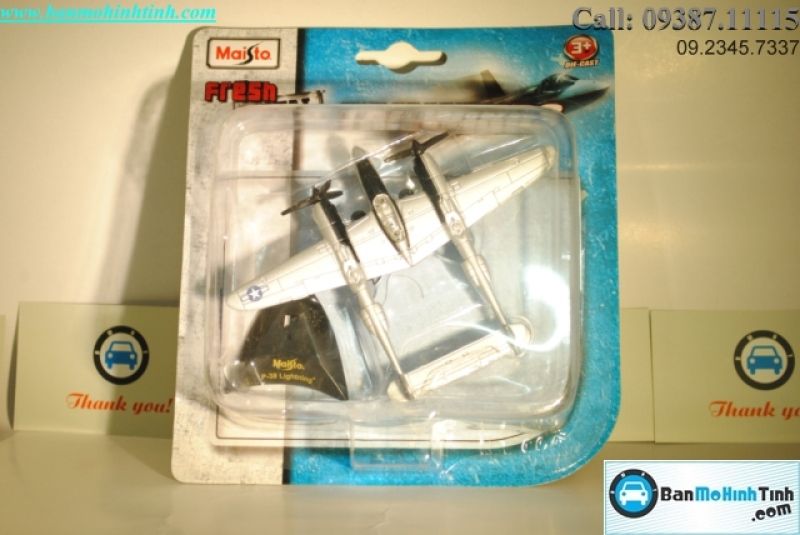 Mô hình máy bay quân sự P38 Lightning Maisto