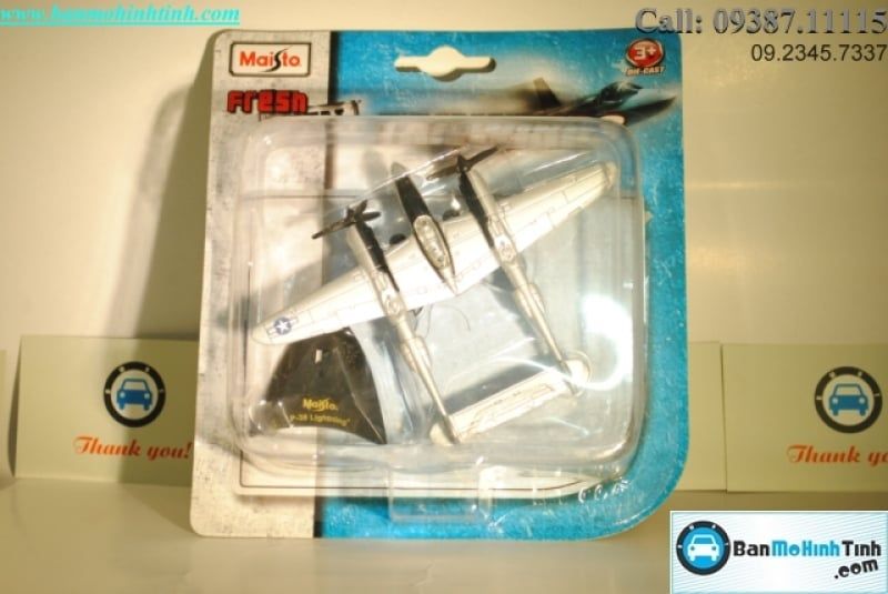 MÔ HÌNH MÁY BAY QUÂN SỰ P38 LIGHTNING MAISTO
