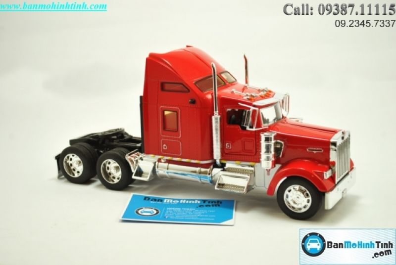 MÔ HÌNH KENWORTH W900 TRACTOR RED 1:32 WELLY