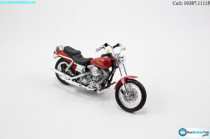  Mô hình xe mô tô Harley - Davidson FXDL Dyna Low Rider Red 1:18 Maisto 